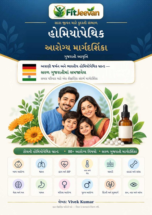 હોમિયોપેથિક આરોગ્ય ગાઇડ — લેખક વિવેક કુમાર