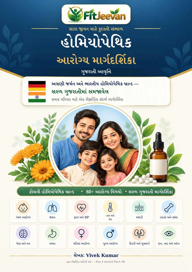હોમિયોપેથિક આરોગ્ય ગાઇડ — કવર