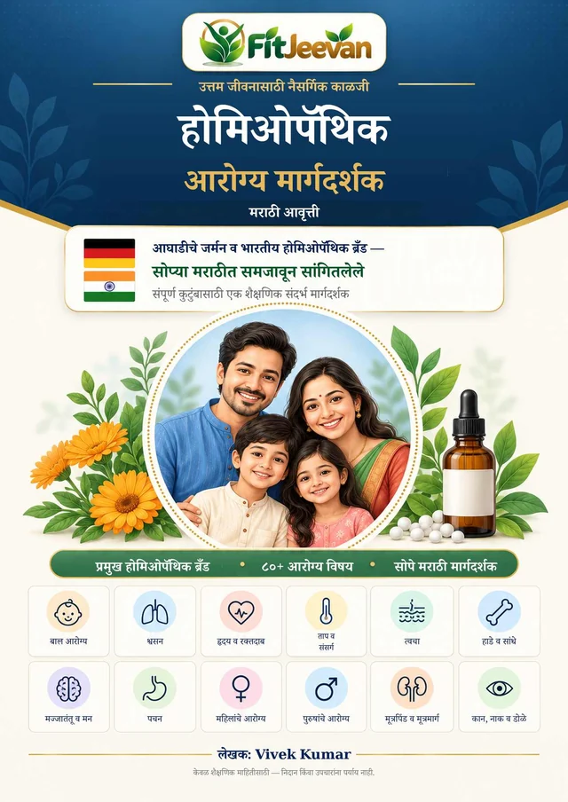 होमिओपॅथिक आरोग्य मार्गदर्शक — कव्हर