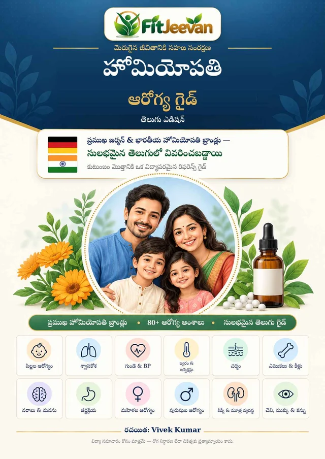 హోమియోపతిక్ ఆరోగ్య గైడ్ — కవర్