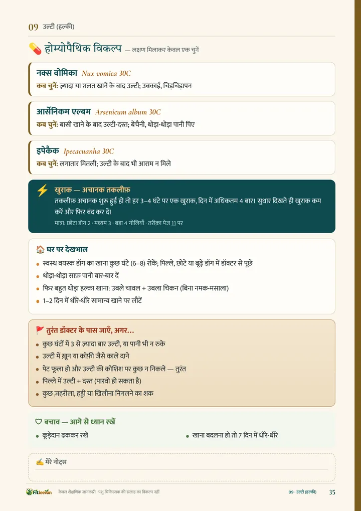अध्याय का दायाँ पन्ना (दवाएँ — किताब में)