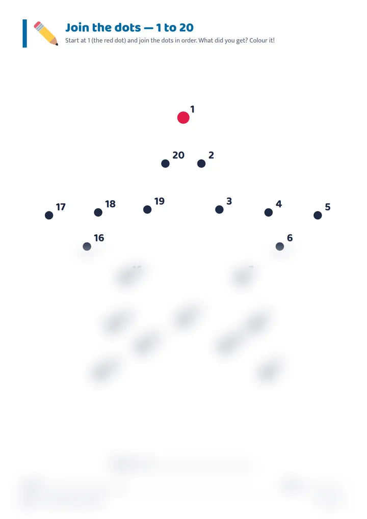 Sample page: Join the dots