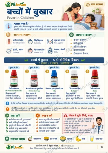 नमूना पेज: बच्चों में बुखार